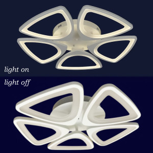 LUSTRA LED  80W CU 5 BRATE 3 CULORI+IR  470mm x 85mm