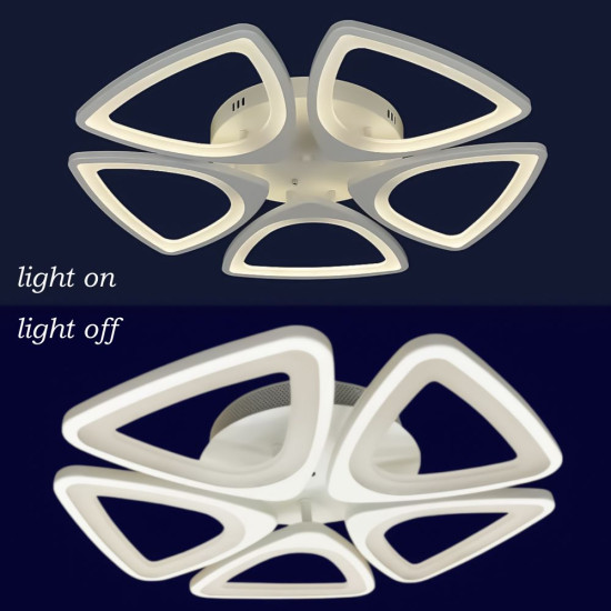 LUSTRA LED  80W CU 5 BRATE 3 CULORI+IR  470mm x 85mm