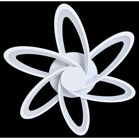 LUSTRA LED 108W CU 6 BRATE 3 CULORI 3000K/4000K/6500K + IR 700X700X100MM