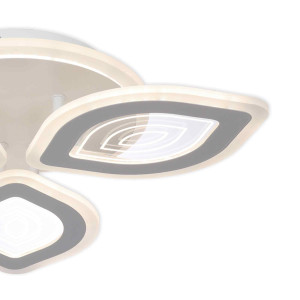 LUSTRA LED LIVING 50W 3 BRATE 3 CULORI+IR 480mm x 85