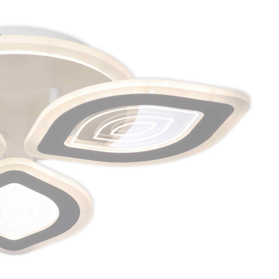 LUSTRA LED LIVING 50W 3 BRATE 3 CULORI+IR 480mm x 85