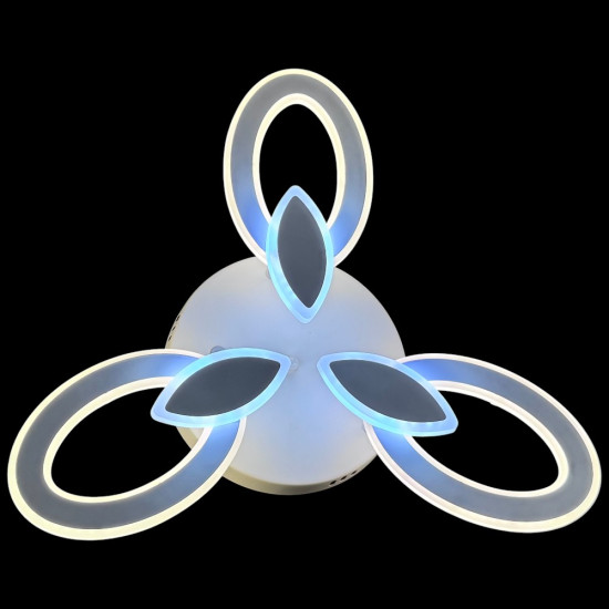 LUSTRA LED  LIVING 100W CU 3 BRATE 3 CULORI+IR 550mm x 90mm