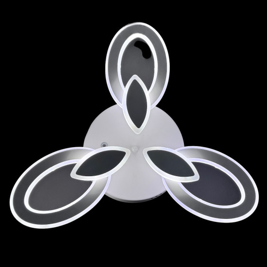 LUSTRA LED  LIVING 100W CU 3 BRATE 3 CULORI+IR 550mm x 90mm