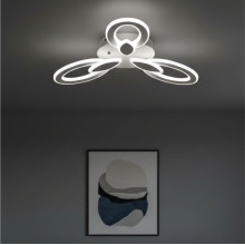  LUSTRA LED  LIVING 100W CU 3 BRATE 3 CULORI+IR 550mm x 90mm