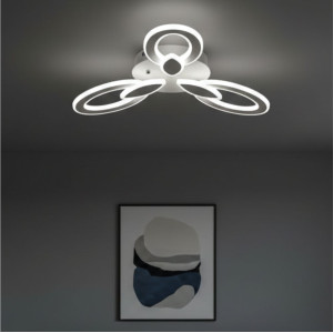 LUSTRA LED  LIVING 100W CU 3 BRATE 3 CULORI+IR 550mm x 90mm