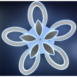 LUSTRA LED IRIS 140W CU 5 BRATE 3 CULORI+IR