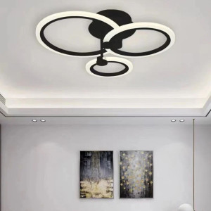 LUSTRA LED CERCURI 40W CU 3 BRATE 3 CULORI+IR 440mm x 150mm