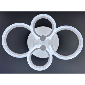 LUSTRA LED CERCURI 56W CU 4 BRATE 3 CULORI+IR 580mm x 90mm