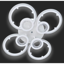 LUSTRA LED JUNO 96W CU 8 BRATE 3 CULORI+IR