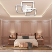 LUSTRA LED LIVING 80W CU 3 BRATE 3 CULORI+IR  580x150mm