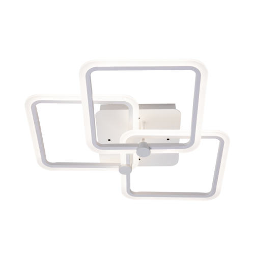 LUSTRA LED LIVING 80W CU 3 BRATE 3 CULORI+IR  580x150mm