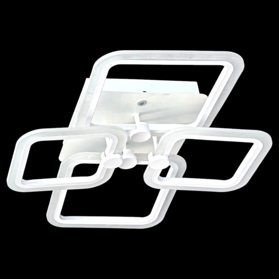 LUSTRA LED PATRATE 80W CU 4 BRATE 3 CULORI+IR 600x120mm