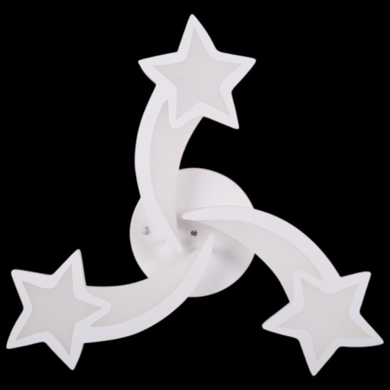 Lustra led dimabila STEA 62W cu 3 brate 3 CULORI+IR