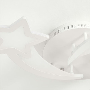 Lustra led dimabila STEA 62W cu 3 brate 3 CULORI+IR