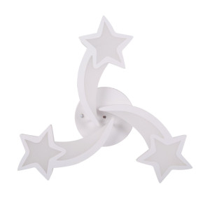 Lustra led dimabila STEA 62W cu 3 brate 3 CULORI+IR