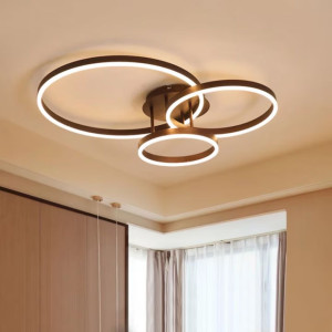 Lustra Led Dione 85w/4500lm 3000k/4000k/6500k cu Telecomanda 200+300+400mm