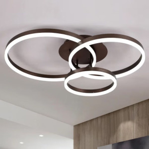 Lustra Led Dione 85w/4500lm 3000k/4000k/6500k cu Telecomanda 200+300+400mm