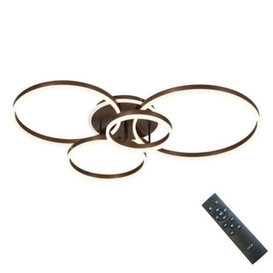 Lustra Led Dione 176w/8000lm 3000k/4000k/6500k cu Telecomanda 300+400+500+600mm