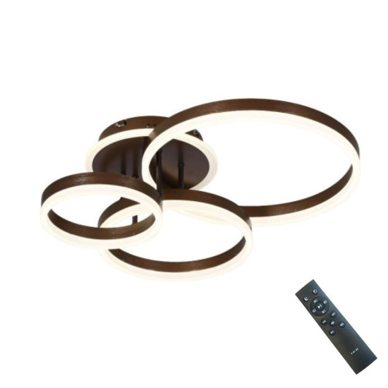 Lustra Led Eunomia 122w/5900lm 3000k/4000k/6500k cu Telecomanda 300+400+500mm