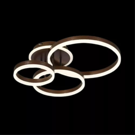 Lustra Led Eunomia 122w/5900lm 3000k/4000k/6500k cu Telecomanda 300+400+500mm