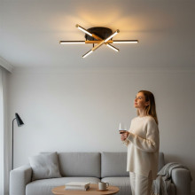 LUSTRA LED MANTA 50W 1500LM 3000K-4000K-6500K IP20 600MM + IR