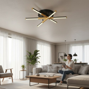 LUSTRA LED MANTA 50W 1500LM 3000K-4000K-6500K IP20 600MM + IR