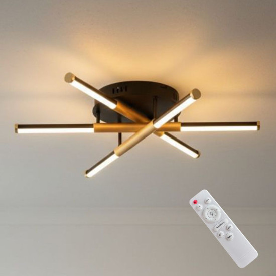 LUSTRA LED MANTA 50W 1500LM 3000K-4000K-6500K IP20 600MM + IR