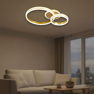 Lustra Led Hydra 150w/9200lm 3000k/4000k/6500k cu Telecomanda 300+500mm