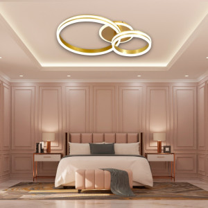 Lustra Led Hydra 150w/9200lm 3000k/4000k/6500k cu Telecomanda 300+500mm