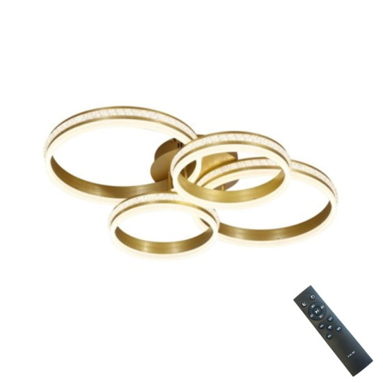 Lustra Led Hydra 234w/11600lm 3000k/4000k/6500k cu Telecomanda 2*300+2*400mm