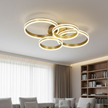 Lustra Led Hydra 234w/11600lm 3000k/4000k/6500k cu Telecomanda 2*300+2*400mm