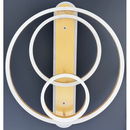 Lustra Led Themis 115w/6800lm 3000k/4000k/6500k cu Telecomanda 200+300+500mm