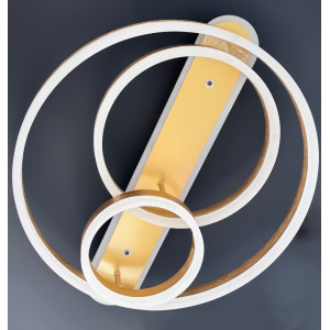 Lustra Led Themis 115w/6800lm 3000k/4000k/6500k cu Telecomanda 200+300+500mm