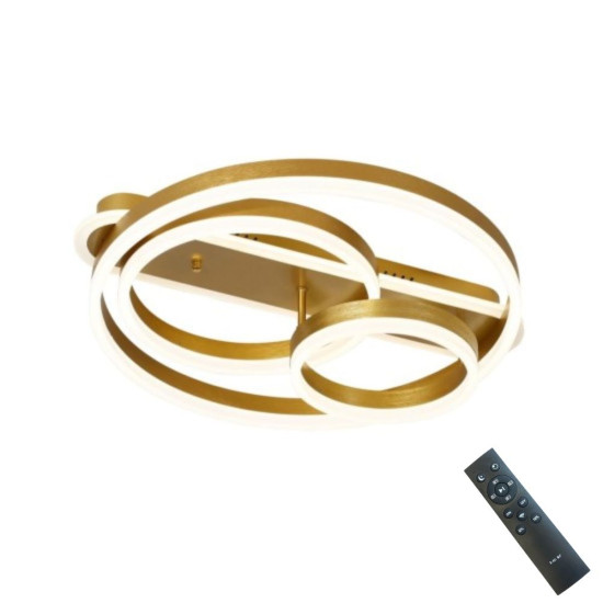 Lustra Led Themis 115w/6800lm 3000k/4000k/6500k cu Telecomanda 200+300+500mm