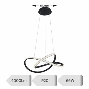 LUSTRA LED TRITON AJUSTABILA 66W/4000LM/3000K/4000K/6500K