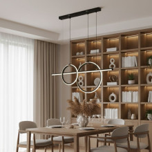 LUSTRA LED TITANIA AJUSTABILA 72W/3900LM/3000K/4000K/6500K