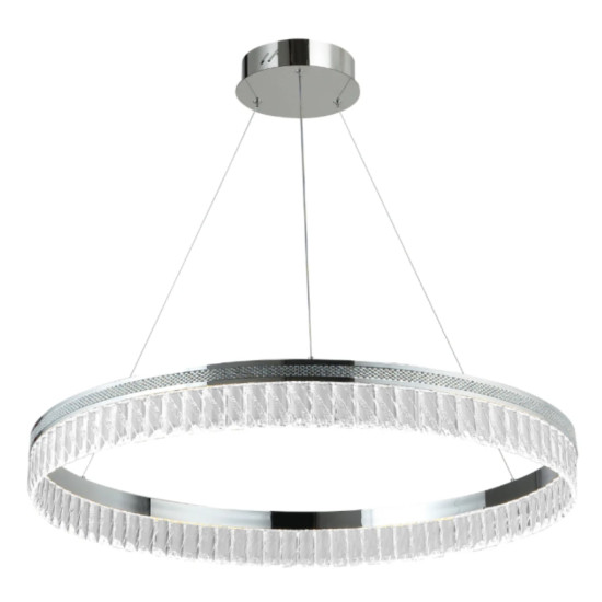 LUSTRA LED PAVO ALB 80W/5600LM 2700K-6500K 500X1200MM CU TELECOMANDA