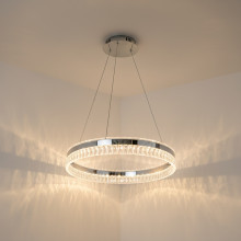 LUSTRA LED PAVO ALB 80W/5600LM 2700K-6500K 500X1200MM CU TELECOMANDA