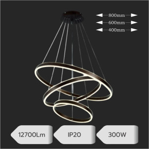 LUSTRA LED  AJUSTABILA 300W/12700LM/3000K/4000K/6500K + IR 400mm x 600mm x 800mm