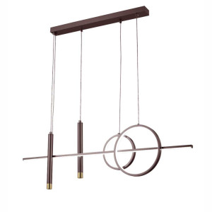 Lustra led maro cu telecomanda CAELI 82W/4000LM 2700K-6500K