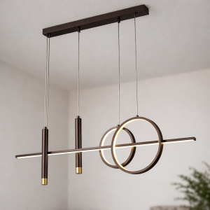 Lustra led maro cu telecomanda CAELI 82W/4000LM 2700K-6500K