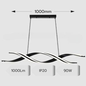 Lustra led DORADIS 90W/4800LM 2700K-6500K