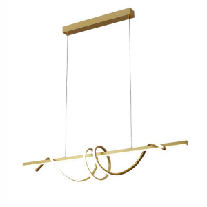 Lustra led aurie LEONIS 75W/3800LM 2700K-6500K