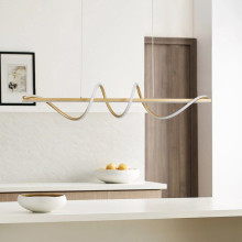 Lustra led aurie LEONIS 75W/3800LM 2700K-6500K