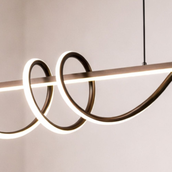 Lustra led maro LEONIS 75W/3800LM 2700K-6500K