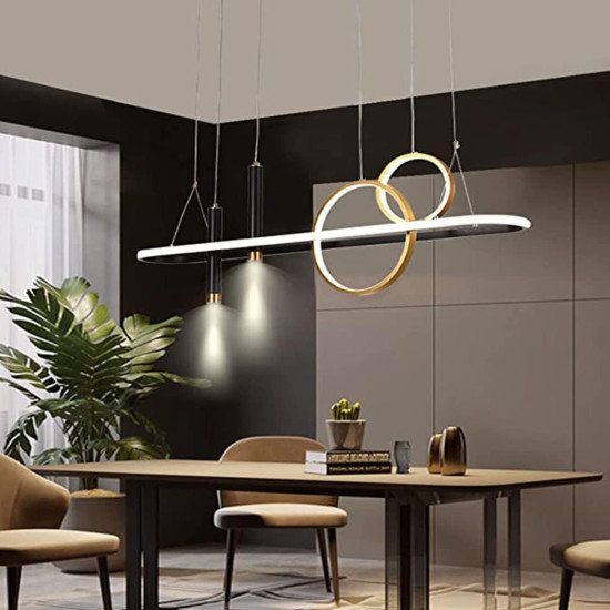 Lustra led cu telecomanda APODIS 116W/5500LM 2700K-6500K