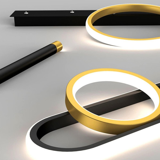 Lustra led cu telecomanda APODIS 116W/5500LM 2700K-6500K