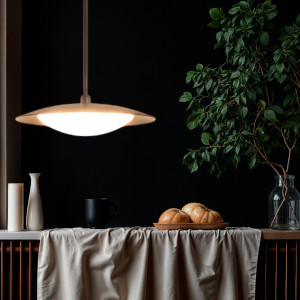 Lustra led Ara cafenie 8W/750LM 3000K-6500K