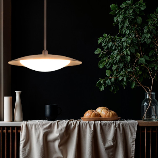 Lustra led Ara cafenie 8W/750LM 3000K-6500K