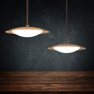 Lustra led Ara cafenie 8W/750LM 3000K-6500K